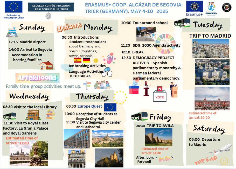 Erasmus-Reise nach Spanien